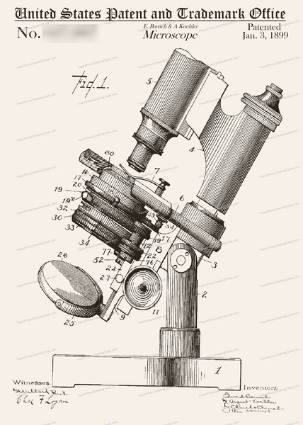 CARD-015: Bausch Microscope - Patent Press™