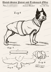 CARD-042: Dog Sweater - Patent Press™