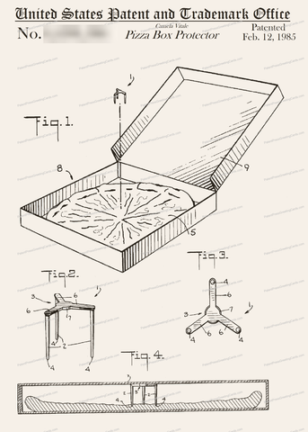 CARD-100: Pizza Box Protector - Patent Press™