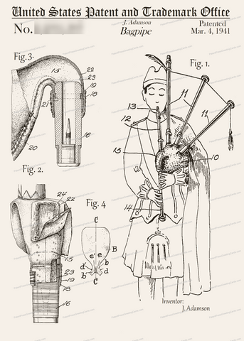 CARD-277: Bagpipe - Patent Press™