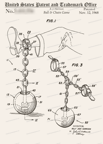 CARD-290: Ball & Chain - Patent Press™