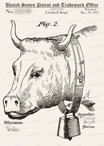 CARD-299: Cowbell - Patent Press™