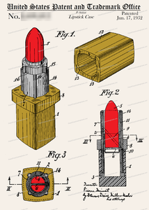 CARD-C917: Lipstick Case - Patent Press™