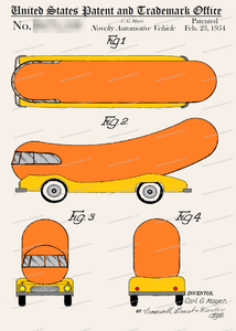 CARD-C936: Wienermobile - Patent Press™