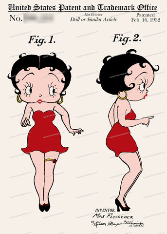 CARD-C940: Betty Boop - Patent Press™