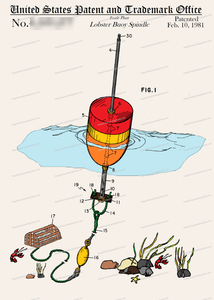 CARD-C948: Lobster Buoy - Patent Press™