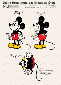 CARD-C949: Mickey Mouse - Patent Press™