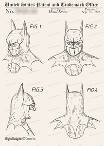 CARD-013: Batman Headdress - Patent Press™