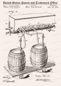 CARD-019: Beer Tap System - Patent Press™