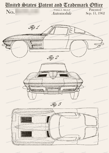CARD-036: Corvette - Patent Press™