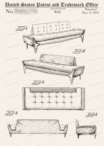 CARD-045: Purcell Sofa - Patent Press™