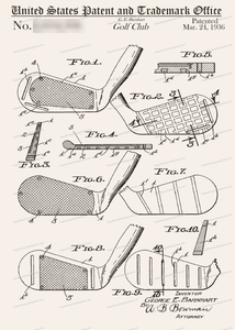 CARD-065: Golf Club - Patent Press™