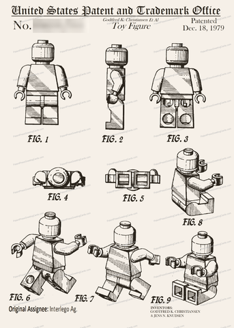 CARD-082: Lego Figure - Patent Press™