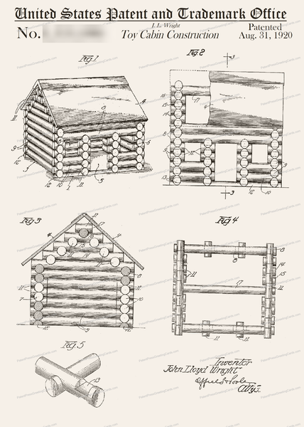 CARD-085: Lincoln Logs - Patent Press™