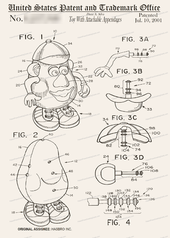 CARD-094: Mr. Potato Head - Patent Press™