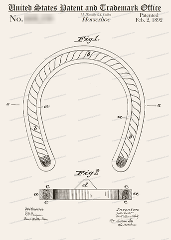 CARD-102: Horseshoe - Patent Press™