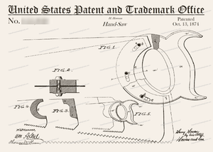 CARD-103: Saw - Patent Press™