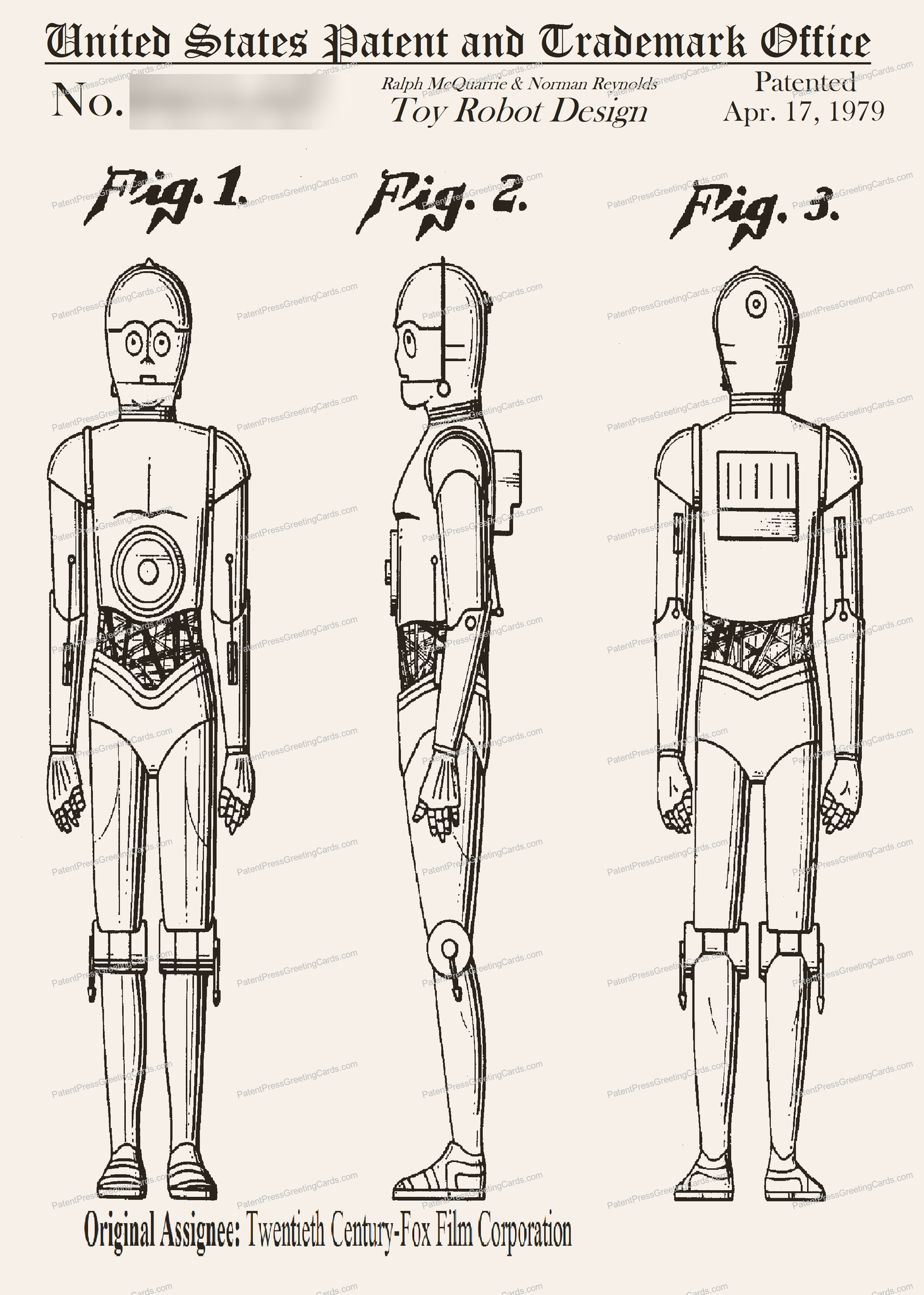 CARD-117: Star Wars C-3PO - Patent Press™