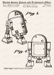 CARD-118: Star Wars R2-D2 - Patent Press™