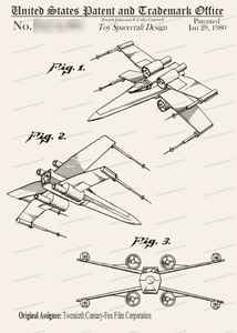 CARD-119: Star Wars X-Wing Fighter - Patent Press™
