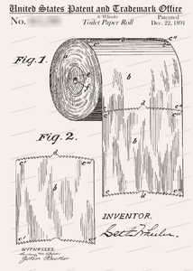 CARD-132: Toilet Paper - Patent Press™