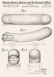 CARD-139: Wienermobile - Patent Press™