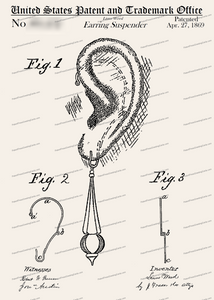 CARD-142: Earring - Patent Press™