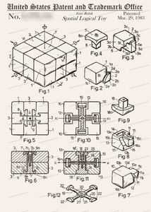 CARD-149: Rubik's Cube - Patent Press™