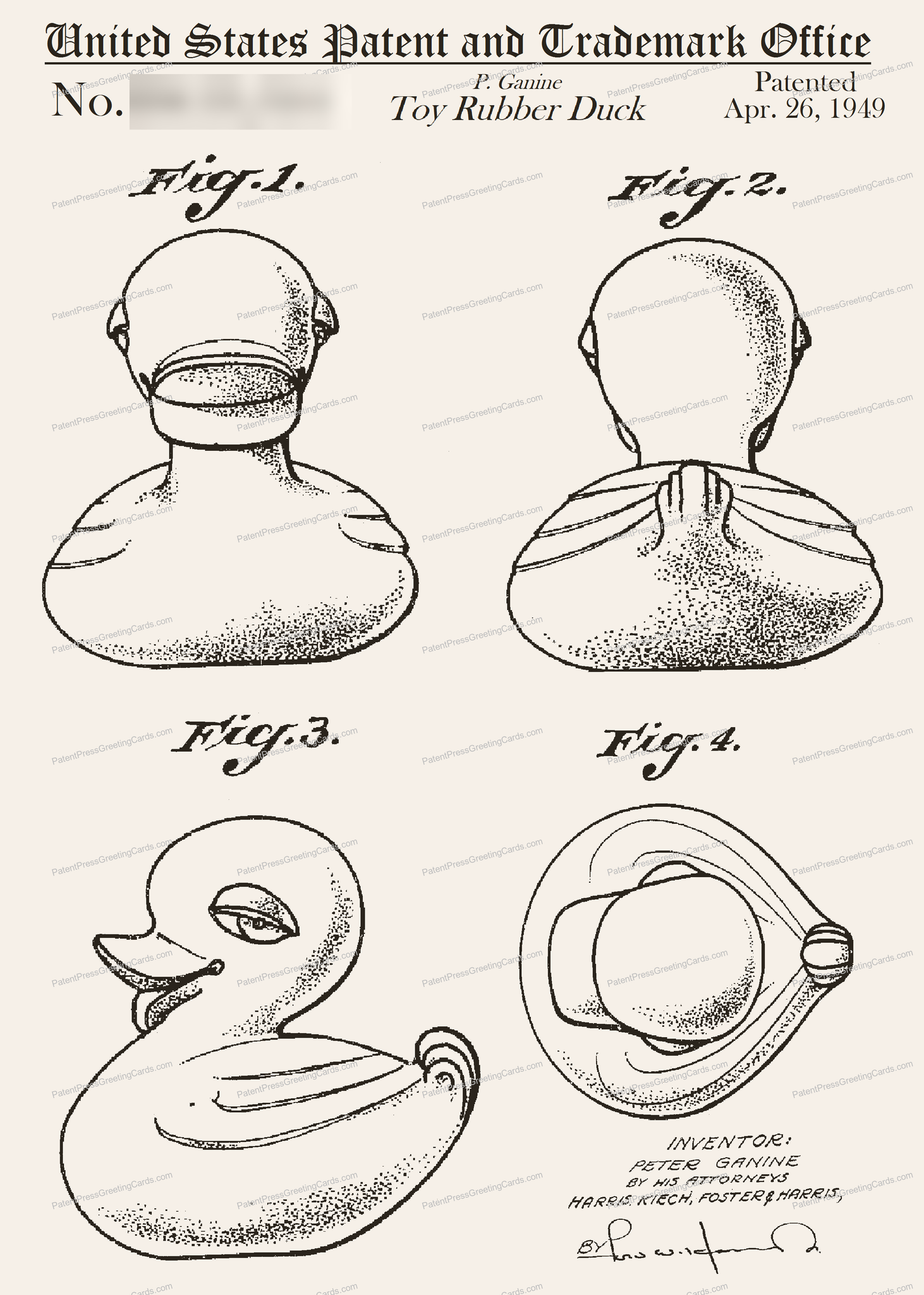 CARD-150: Rubber Ducky - Patent Press™