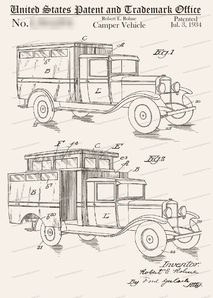 CARD-152: Pop-Up Camper - Patent Press™