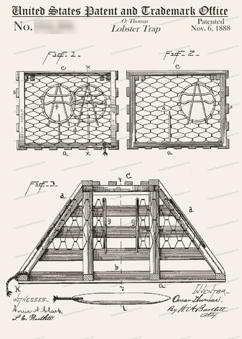 CARD-155: Lobster Trap - Patent Press™