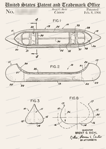 CARD-161: Canoe - Patent Press™
