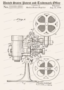 CARD-171: Movie Projector - Patent Press™