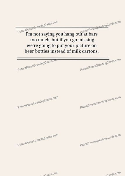 CARD-184: Beer Bottle