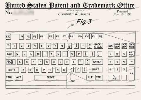 CARD-191: Keyboard - Patent Press™
