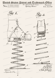 CARD-198: Spring Shoes - Patent Press™