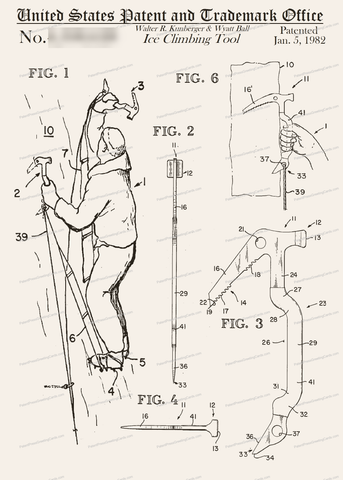 CARD-199: Ice Tool/Mountaineering - Patent Press™