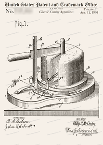 CARD-206: Cheese Cutting Apparatus - Patent Press™