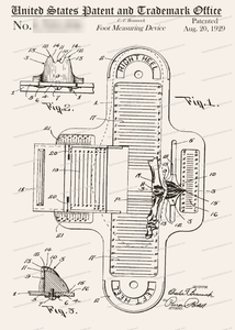 CARD-209: Foot Measuring Device - Patent Press™