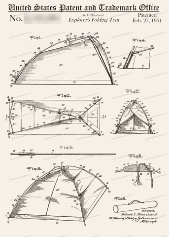 CARD-211: Explorers Tent - Patent Press™