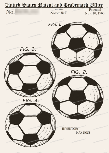 CARD-229: Soccer Ball - Patent Press™