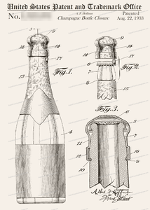 CARD-232: Champagne Closure - Patent Press™