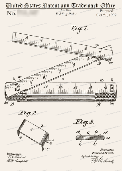 CARD-235: Ruler - Patent Press™