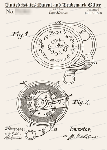 CARD-237: Tape Measure - Patent Press™