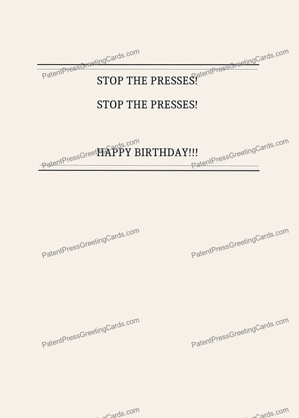 CARD-239: Printing Press