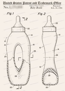 CARD-245: Baby Bottle - Patent Press™