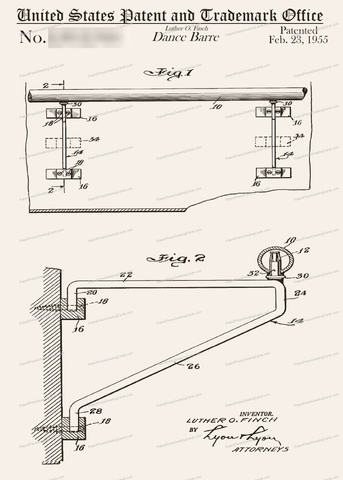 CARD-251: Dance Barre - Patent Press™