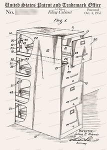 CARD-255: File Cabinet - Patent Press™