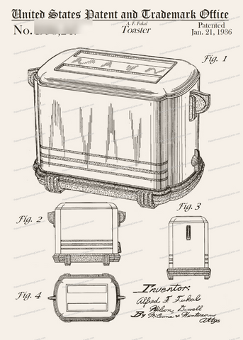 CARD-274: Toaster - Patent Press™