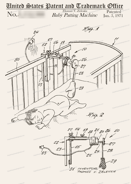 CARD-276: Baby Patting Machine - Patent Press™